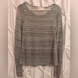Women's Grey Hollister Sweater Small
